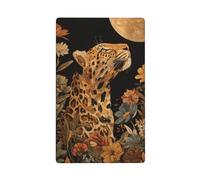 Majestic Leopard in The Night Sky Plaque murale vierge pour interrupteur décoratif 1 gang pour cuisine, salle de bain Taille 11,4 x 7 cm