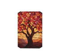 Majestic Lot de 4 désodorisants pour voiture Motif arbre d'automne