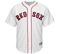 Majestic Maillot Cool Base authentique - Boston Red Sox, blanc, XL