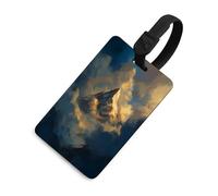 Majestic Mountain Peak Étiquette de bagage pour sac de voyage