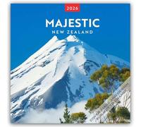 Majestic New Zealand - Neuseeland 2026 - Wandkalender: Original BrownTrout-Kalender [Mehrsprachig] [Kalender]