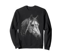 Majestic Percheron Tête de Cheval de Ferme Sweatshirt
