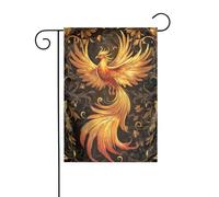 Majestic Phoenix In Mid-Flight Drapeau de jardin 30 x 45 cm Vertical double face Ferme Vacances Décorations extérieures Drapeau de cour