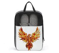 Majestic Phoenix Sac à chaussures en verre teinté pour voyage usage quotidien Sac de rangement anti-poussière Pochette de rangement pour chaussures de golf