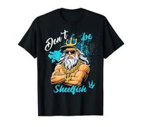 Majestic Poseidon Dieu de l'océan avec Trident T-Shirt