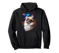 Majestic Ragdoll Cat in Space - Chaton pour Enfants et Adultes Sweat à Capuche