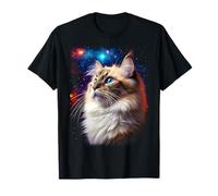 Majestic Ragdoll Cat in Space - Chaton pour Enfants et Adultes T-Shirt
