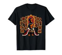 Majestic Royal Teckel Roi et Reine Portrait T-Shirt