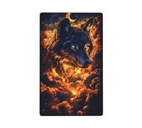 Majestic Wolf Plaque murale vierge pour interrupteur décoratif pour cuisine, salle de bain, 11,4 x 7 cm