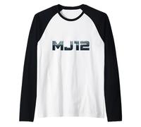 Majestic12 Tee UFOs Conspiracy Retro Sci-FI Manche Raglan