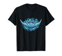 Majestueuse Raie Manta Ocean Wave Sea Life Fantasy T-Shirt