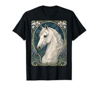 Majestueux Cheval Blanc andalou Espagnol T-Shirt