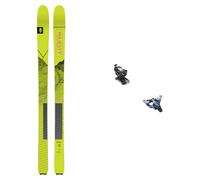 Majesty - Fixations de Ski de randonnée - Pack Superscout 2024 en Aluminium - Jaune Jaune 176 cm