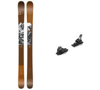 Majesty - Packs (skis + fix) - Skis freeski - Pack Dirty Bear XL 2026 en Bois - Orange Orange 180 cm,186 cm
