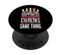 Majeure en statistiques - Mathématiques - Figurines - Mathématiques Amusantes PopSockets PopGrip Adhésif