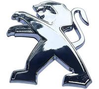 MaJher Auto Emblème pour Peugeot 3008 2009-2016,ABS Badge Autocollants Autocollant 3D Remplacement Emblèmes Auto Avant et Arrière Capot De Voiture Tronc Logo l'emblème du Capot,B
