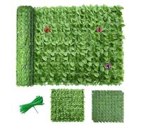 MAJHER Haie Artificielle Balcon 1m50 x 5m, Brise Vue Jardin Haie Artificielle en Rouleau, Haie Feuillage Artificiel, Clôture d'intimité, écran de Jardin pour Balcon Cour Arrière Patio(Color:05)