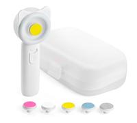 Majillux Lime à Ongle Électrique Bébé, Coupe-Ongles Électrique Bébé en Forme de Chaton, avec 5 Têtes de Polissage et 2 Vitesses, Idéal de 0 à 36 Mois, Piles Non Incluses