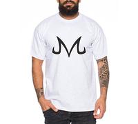 Majin Signe de Boo Dragonball Nerd T-shirt pour homme, Gris mélangé, L