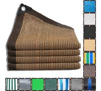 MAJINGC Filet D’Ombrage 90% avec Œillets Voile De Protection UV2X3M Polyéthylène Haute Densité Écran Solaire Respirant pour Pergola, Terrasse, Jardin, Piscine Anti-UV & Durable Marron