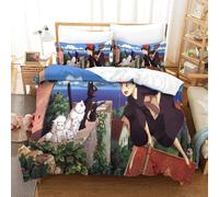 Majo No Takkyuubin Housse De Couette Imprim¿¿E D Parure De Lit Pi¿¿Ces Avec Taies D'oreiller Zipp¿¿Es - Housse De Couette Confortable En Polycoton Super