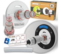 MaJoCompTec Adaptateur de filtre à eau Tec4Cam WATERTWINPRO avec raccord d'eau 3Pi Adaptateur de filtre à eau D:78 Raccord de remplissage d'eau Caméra Va Carava Accessoires
