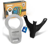 MaJoCompTec® ADBLUESAFE Protection de réservoir I Sécurité de réservoir AdBlue I Accessoires pour camion de camping et camping-car (version en acier inoxydable, kit avec évacuation de l'eau de