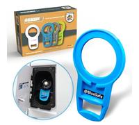 MaJoCompTec® Bouchon de réservoir de sécurité I Couvercle de réservoir pour AdBlue I Accessoire pour fourgon et camping-car (pour Citroën Jumper, Bleu)