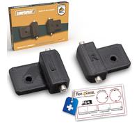 MaJoCompTec® Camperpart Joint de rechange compatible avec guide télescopique Remis I Pièce de rechange pour cabine de camping-car occultant pour Ducato Transit Sprinter Master (tête articulée