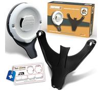MaJoCompTec DRIPGUIDE Évacuation de l'eau de condensation | Plaque de vidange pour couvercle de cheminée | Accessoire pour cheminée d'échappement de chauffage sur camping-car, caravane
