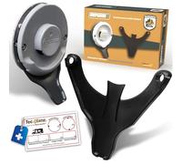 MaJoCompTec DRIPGUIDE Évacuation de l'eau de condensation | Plaque de vidange pour couvercle de cheminée | Accessoire pour cheminée d'échappement de chauffage sur camping-car, caravane