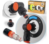 MaJoCompTec® WATERTWIN Adaptateur de réservoir de filtre à eau - Bouchon de réservoir d'eau pour camping-car - Adaptateur de bec de remplissage compatible avec Gardena