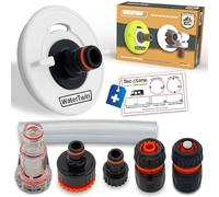 MaJoCompTec® Waterwin Bouchon de réservoir avec raccord d'eau | Adaptateur de remplissage pour bec de remplissage d'eau | Accessoires de camping-car et caravane (version pro avec filtre + kit de