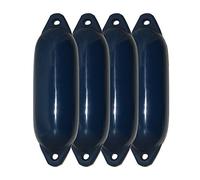 Majoni Lot de 4 Pare-battage Star 35 - Couleur : Bleu Marine, Longueur 62 cm