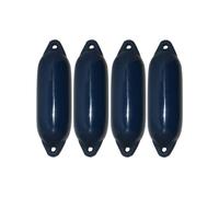 Majoni Lot de 4 Pare-battage Star 45 - Couleur : Bleu Marine, Longueur 70 cm