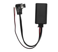 MAJONMMERD Adaptateur Bluetooth Aux pour Connecteur IP-Bus 12 Broches | Module Audio pour Voiture, Boîtier ABS, 4.1 EDR, Câblage 12V Rouge Noir, Lecture Téléphone Tablette MP3, Compatible IP-BUS