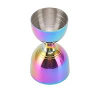 MAJONMMERD Cocktail Jigger Doseur Verre Doseur Jigger de Bar 30 60ml Acier Inoxydable Large Ouverture Haute Précision, pour Cocktail et Liqueur (30/60ml Coloré)