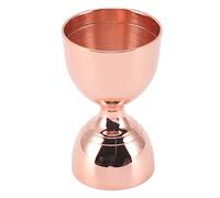 MAJONMMERD Cocktail Jigger Doseur Verre Doseur Jigger de Bar 30 60ml Acier Inoxydable Large Ouverture Haute Précision, pour Cocktail et Liqueur (30/60ml Or Rose)