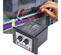 MAJONMMERD Commande de Minuterie à Bouton, Relais, AC110V 220V Double | Paramètres DIP 3 s 30 s 3 min 30 min, intervalles marche/arrêt indépendants, appareils électroménagers et automatisation