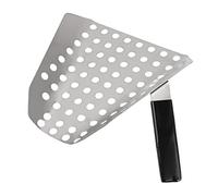 MAJONMMERD Cuillère à Popcorn en Acier Inoxydable Passoire Entonnoir 7,6 Cm | Acier Inoxydable, Trous de Filtration, Cinémas, Magasins, Pique-niques, Machines à Popcorn, Écope à Frites, Sac Boîte Seau