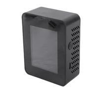MAJONMMERD Détecteur de CO2, Analyseur de qualité d'air Intérieur, Moniteur de Dioxyde de Carbone avec Capteur de Température et d'humidité, Affichage en Temps Réel 400 à 5000 PPM, Lumière (Black)