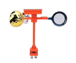 MAJONMMERD Dissuasion Oiseaux Solaire Voix Réfléchissant Rotation 360 | Dispositif Antioiseaux, Boîtier ABS, Haut-parleur Solaire, Rotation par le Vent, Vergers, Toits, Aéroports, étangs Piscicoles