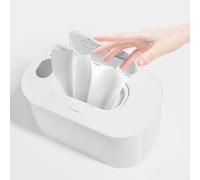 MAJONMMERD Distributeur de Lingettes Humides en PC, Chauffe-lingettes pour bébé, Chauffage Supérieur, Verrouillage de l'humidité, Grande capacité 7,87 X 4,72 X 3,86 Pouces pour le Changement de
