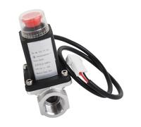 MAJONMMERD Électrovanne de Gaz ABS en Alliage d'aluminium, Vanne électromagnétique de Gaz G1 2 50KPa 14F à 122F 1 Seconde d'arrêt Automatique, Réinitialisation Manuelle pour le Contrôle 'alarme des