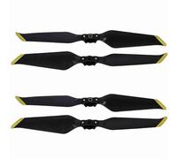 MAJONMMERD Hélices de Drone Silencieuses Légères, Pales de Rechange à Déploiement Rapide Pliables, 22 X 2,7cm 2 Paires Bord Gris Bord Or pour Pro Zoom (Phnom Penh Paires)