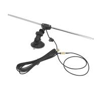 MAJONMMERD Kit D'Antenne Dipôle pour Récepteur SDR, Antenne Dipôle Polyvalente pour Scanner Radio, VHF UHF Télescopique avec Câble RG174 de 60 Cm, Connecteur Mâle SMA, Base à Ventouse pour