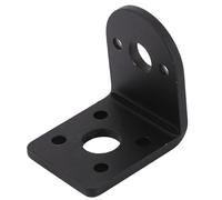 MAJONMMERD Moteur à Engrenages avec Roue de 65 Mm et Support de Montage | Engrenages Métalliques, Boîtier fermé, Charbons, Projets de Voiture Intelligente, Actionneur JGA25-371, Compatibilité