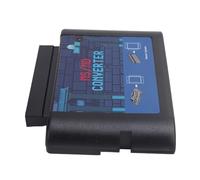 MAJONMMERD MS to MD Game Card Converter, Multi Platform Adapter (Black | Construction ABS, accessoire de console rétro Plug and Play, compatible Mega Drive, outil de jeu classique