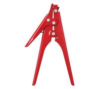MAJONMMERD Pince de Serrage pour Colliers, 2,4-9mm, Acier 45, Coupeur Rouge | Sangle en Nylon Outil de Tension, Acier 45, pour Sangles 2,4-9mm, Cerclage de Fils, Coupe de Serre-câbles, Rangement Compact