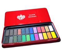 Major Brushes Palette Aquarelle Lot de 24 couleurs